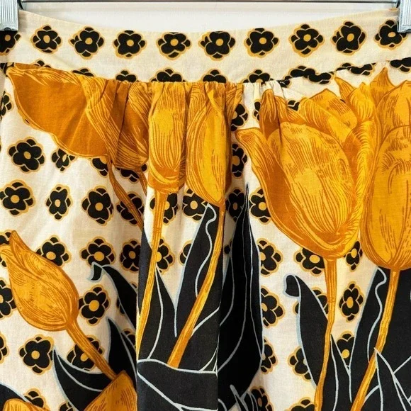 Anthropologie Edme & Esyllte Floral Skirt Size Small - Picture 4 of 9